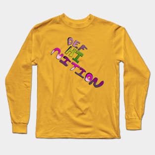 Hi Definition Long Sleeve T-Shirt